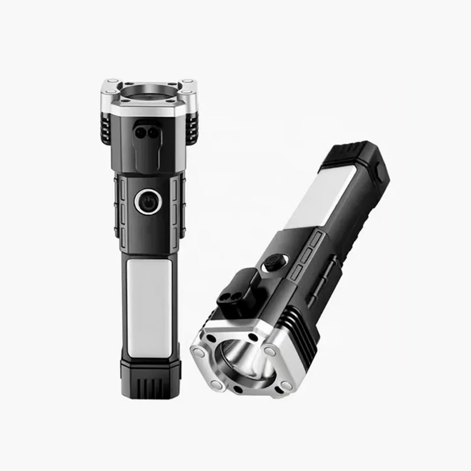 Powerlume-linterna martillo cargador multifuncional 6 en 1